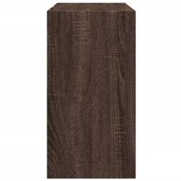 Berkfield Home Sink Cabinet Brown Oak 63x29x55 cm Engineered Wood - Size: 63 x 29 x 55 cm - thumbnail 6