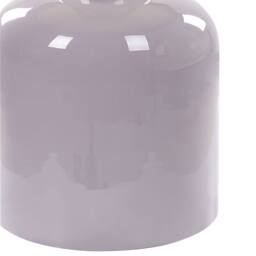 Wyld and Coco Violet Iron Side Table 45 cm - Lilac Oval Top with Brass Accents - thumbnail 5