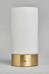 BHS Lighting Elly Brass Rechargeable Table Lamp in Gold - thumbnail 2