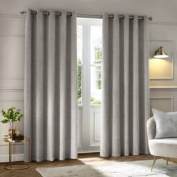 Paoletti Neptune Velvet Cushion in Silver - Size: 50 cm x 50 cm - thumbnail 5