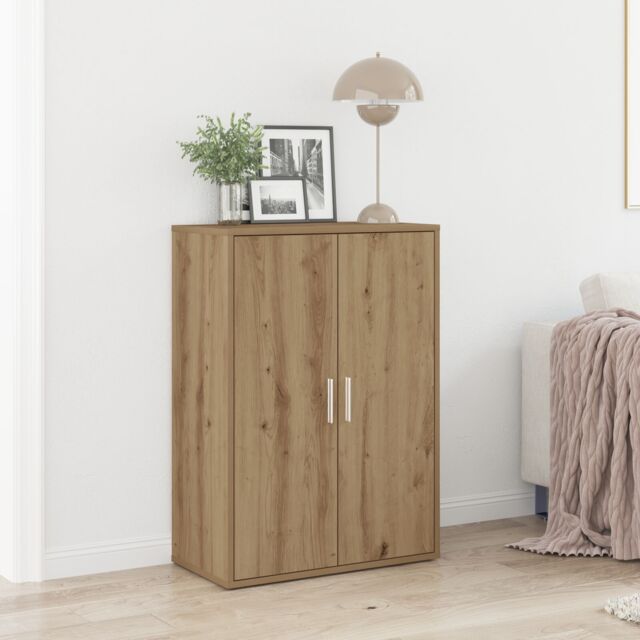 Berkfield Home Sideboard Artisan Oak 60x31x84 cm Engineered Wood in Brown - Size: 60 x 31 x 84 cm - image 1