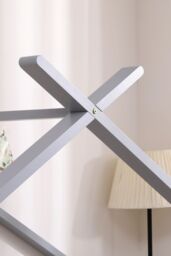 SlumberWorx Teddy Kids Childrens Wooden House Treehouse Single Bed Frame in Grey - thumbnail 4