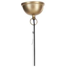Wyld and Coco Mango Wood Pendant Light - Dark Brown Boho Industrial - thumbnail 7