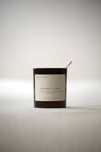 Imvelo Candle Co Signature Candle - Coconut + Lime in Amber - image 1
