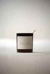 Imvelo Candle Co Signature Candle - Coconut + Lime in Amber - thumbnail 1