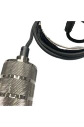 CGC Lighting 'Sydney' Black Knurled Two Band 1.5m adjustable E27 Ceiling Pendant & Matching ceiling Rose - thumbnail 3
