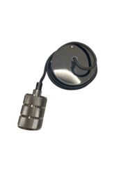 CGC Lighting 'Sydney' Black Knurled Two Band 1.5m adjustable E27 Ceiling Pendant & Matching ceiling Rose - thumbnail 5