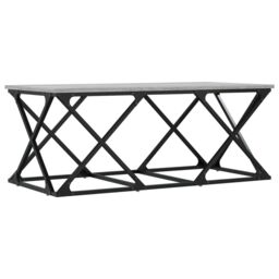 Berkfield Home Coffee Table Grey Sonoma 100x49x40 cm Engineered Wood - Size: 100 x 49 x 40 cm - thumbnail 6