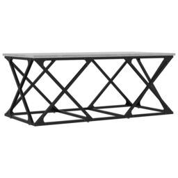 Berkfield Home Coffee Table Grey Sonoma 100x49x40 cm Engineered Wood - Size: 100 x 49 x 40 cm - thumbnail 2