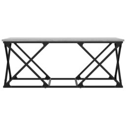 Berkfield Home Coffee Table Grey Sonoma 100x49x40 cm Engineered Wood - Size: 100 x 49 x 40 cm - thumbnail 4
