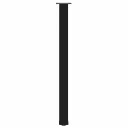Berkfield Home Coffee Table Legs 4 pcs Black 110-112 cm Steel - thumbnail 5