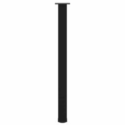 Berkfield Home Coffee Table Legs 4 pcs Black 110-112 cm Steel - thumbnail 6