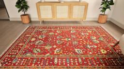 Gooch Luxury Rugs Amiri Sultani Rug in Red - Size: 235 cm x 165 cm - thumbnail 5