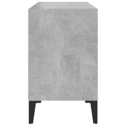 Berkfield Home TV Cabinet with Metal Legs Concrete Grey 69.5x30x50 cm - thumbnail 5