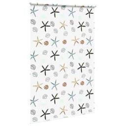 Berkfield Home Shower Roller Blind 160x240 cm Fabric Width 156 cm in White - thumbnail 4