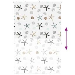 Berkfield Home Shower Roller Blind 160x240 cm Fabric Width 156 cm in White - thumbnail 5