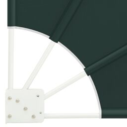 Berkfield Home Balcony Privacy Screen Folding Manual Dark green 115 x 115 cm Fabric - thumbnail 7
