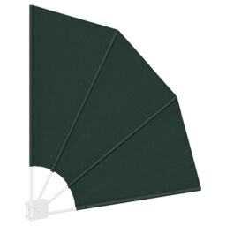 Berkfield Home Balcony Privacy Screen Folding Manual Dark green 115 x 115 cm Fabric - thumbnail 5