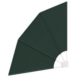 Berkfield Home Balcony Privacy Screen Folding Manual Dark green 115 x 115 cm Fabric - thumbnail 4