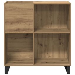 Berkfield Home Record Cabinet Old Wood 84.5x38x90 cm Engineered Wood in Brown - thumbnail 5