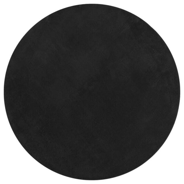 Berkfield Home Rug HUARTE Short Pile Soft & Washable Black √ò 200 cm - Size: Medium - image 1