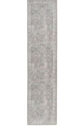 Kukoon Washable Runner Rug Grey Vintage Long Hallway Carpet Mat 60cm x 240cm - Size: 60 cm x 240 cm - thumbnail 2