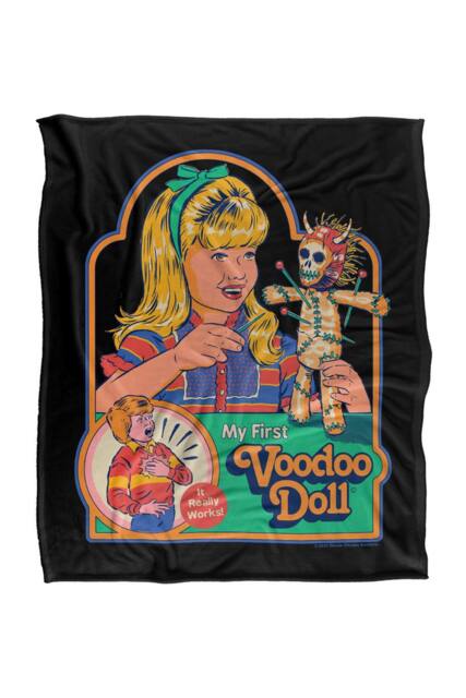 Steven Rhodes My First Voodoo Doll Silky Super Soft Throw Blanket - Size: Large - image 1