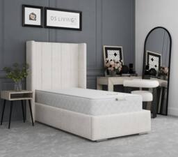 DS Living Soothe Medium Firm Ortho Reflex Aurora Spring Mattress in Off-White - Size: Small Single - thumbnail 7