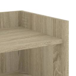 Berkfield Home Sideboard Sonoma Oak 73.5x35x75 cm Engineered Wood in Light Brown - thumbnail 8