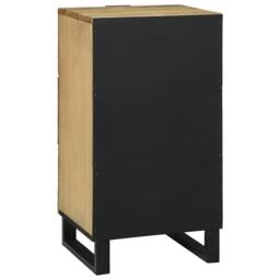 Berkfield Home Sideboard - 40 x 33.5 x 75 cm, made from solid mango & engineer in Brown - Size: 40 x 33.5 x 75 cm - thumbnail 5