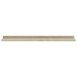 Berkfield Home Wall Shelves 2 pcs White & Sonoma Oak 80x9x3 cm - Size: 80 x 9 x 3 cm - thumbnail 5