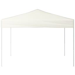 Berkfield Home Folding Party Tent Cream 3x3 m in Beige - thumbnail 3