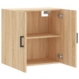 Berkfield Home Wall Cabinet Sonoma Oak 60x31x60 cm Engineered Wood in Brown - Size: 60 x 31 x 60 cm - thumbnail 6