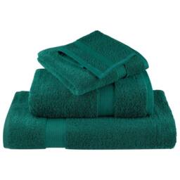 Berkfield Home Premium Sauna Towels SOLUND 10 pcs Green 80x200 cm 600 gsm - thumbnail 4