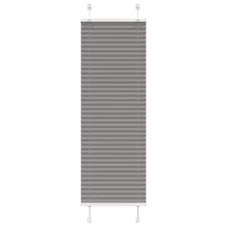 Berkfield Home Pleated Blind Anthracite 50x100 cm Fabric Width 49.4 cm Polyester in Black - thumbnail 2
