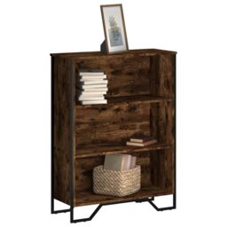 Berkfield Home Bookcase Smoked Oak 80x31x106 cm Engineered Wood in Brown - Size: 80 x 31 x 106 cm - thumbnail 1