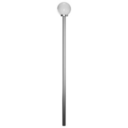 Berkfield Home Garden Lamp Post 2 Lamps 220 cm in White - thumbnail 4