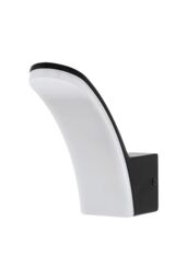 Eglo Fiumicino LED Black Aluminium & Plastic Outdoor Wall Light - thumbnail 3