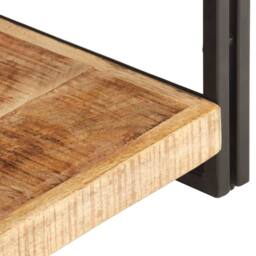 Berkfield Home TV Cabinet 120x30x40 cm Rough Mango Wood in Brown - Size: 120 x 30 x 40 cm - thumbnail 5