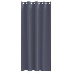 Berkfield Home Curtains with Curtains 2 pcs Anthracite 245 x 140 cm Polyester in Dark Grey - thumbnail 4
