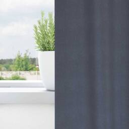 Berkfield Home Curtains with Curtains 2 pcs Anthracite 245 x 140 cm Polyester in Dark Grey - thumbnail 3