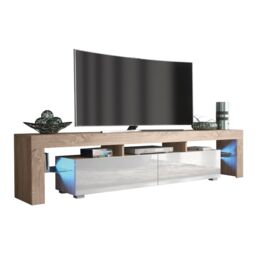 Creative Furniture TV Unit 200cm Sideboard Cabinet Cupboard TV Stand in Light Oak - thumbnail 5