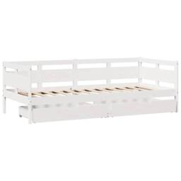 Berkfield Home Practical Daybed with Drawers without Mattress White 80x200 cm So