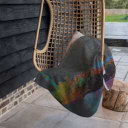Benjamin Tate Design Landscape London Blanket in Natural - Size: 120 cm x 150 cm - thumbnail 4