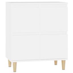 Berkfield Home Sideboard White 60x35x70 cm Engineered Wood - Size: 60 x 35 x 70 cm - thumbnail 1