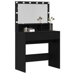 Berkfield Home Dressing Table Black oak Particle board - thumbnail 3