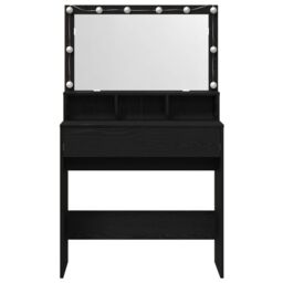 Berkfield Home Dressing Table Black oak Particle board - thumbnail 6