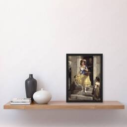 Artery8 Wilhelm Marstrand An Italian Woman Goes to Carnival Framed Art Print - Size: A4 - thumbnail 4