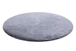 RugsX Lapin Rug in Black - Size: 160 cm diameter - thumbnail 4
