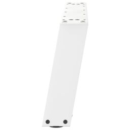 Berkfield Home Coffee Table Legs U-Shaped 2 pcs White 60x(30-31) cm Steel - thumbnail 6